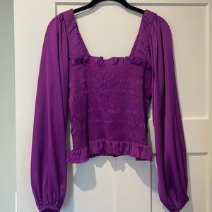 Purple DO + BE Blouse
